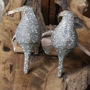Bling shoes high heels prom dance club concert cowgirl party festival wedding